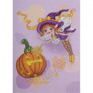 Набор для вышивания PANNA арт. VK-1665 Фея и тыква 22х29 см