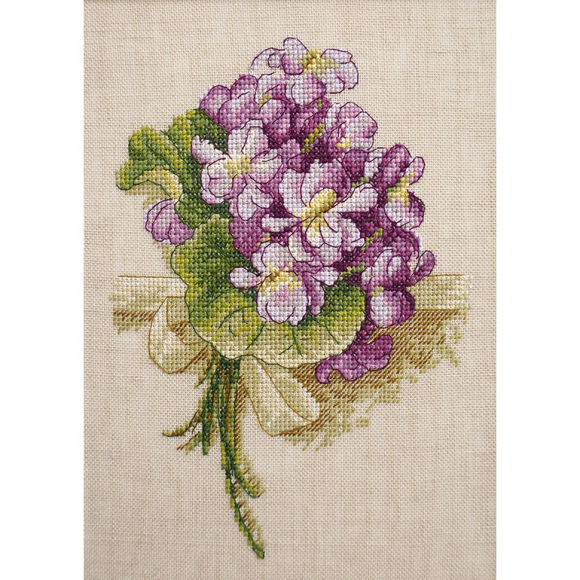 Набор для вышивания МАРЬЯ ИСКУСНИЦА арт.04.001.08 Букет фиалок, по рисунку К. Кляйн 18х20 см Набор для вышивания МАРЬЯ ИСКУСНИЦА арт.04.001.08 Букет фиалок, по рисунку К. Кляйн 18х20 см