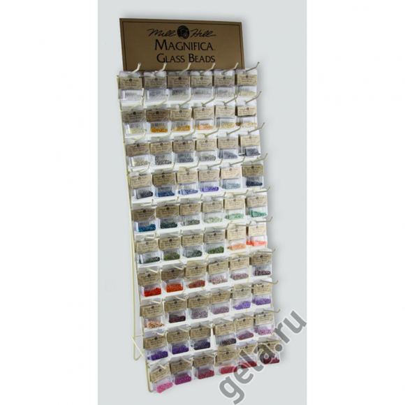 26168_Стенд проволочный MAGNIFICA BEAD DISPLAY 2 с наполнением 60 цветов по 2 шт на цвет