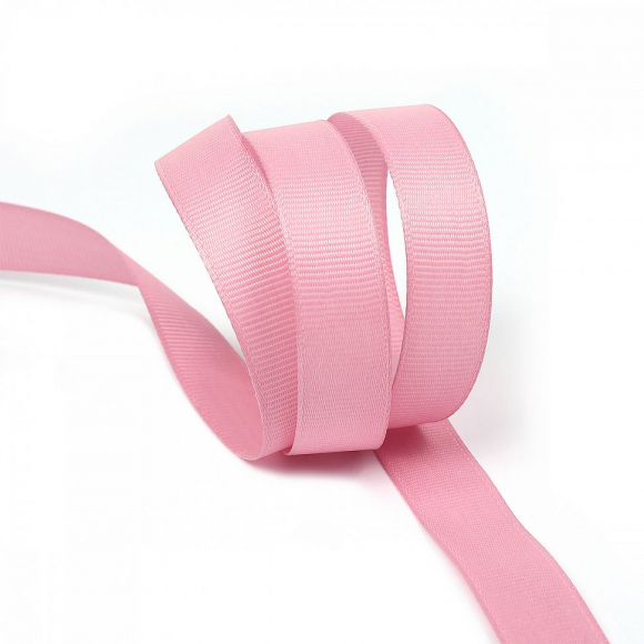 Лента Ideal репсовая в рубчик шир.15мм цв. 158 грязно-розовый уп.27,42м