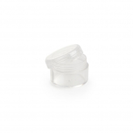 Баночка для бисера, арт.TBY 1915, акрил, цв.прозрачный, разм.3,5х2см, объем 15г, уп.5шт