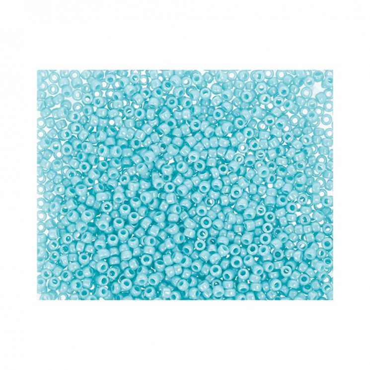 Бисер Япония "TOHO" 15/0  круглый 2  1.5 мм 5 х 5 г №0132 зеленый/перл