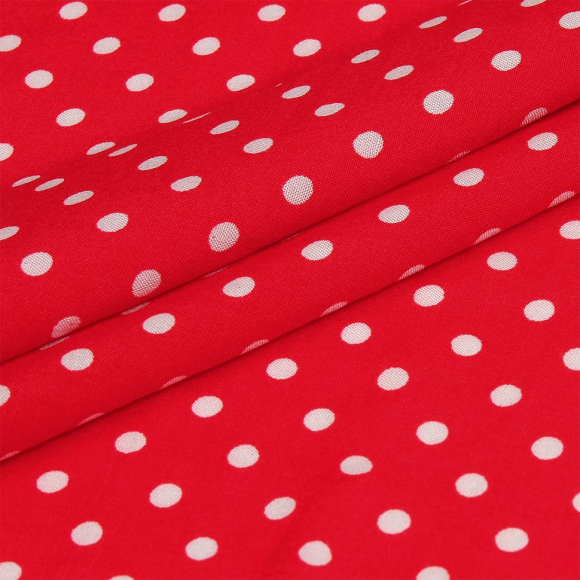 Ткань Штапель  TBY Vi-407-418-3 плот 90г/м2 100% вискоза шир. 145 см цв. 3 красный рул.10-25м