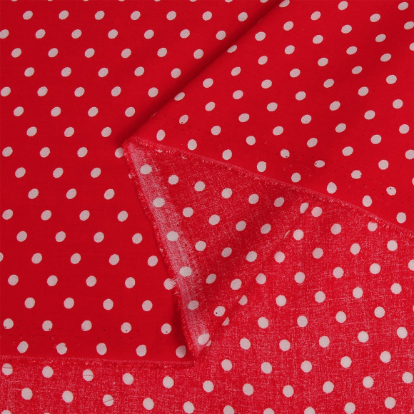 Ткань Штапель  TBY Vi-407-418-3 плот 90г/м2 100% вискоза шир. 145 см цв. 3 красный рул.10-25м