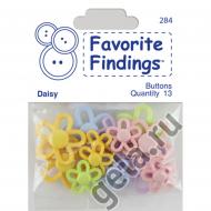 32919_Пуговицы Favorite Findings "Маргаритки" 32919_Пуговицы Favorite Findings "Маргаритки"