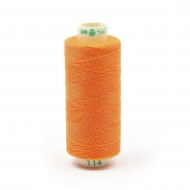 Нитки Dor Tak бытовые 40/2 полиэстер 366м цв.114 оранжевый