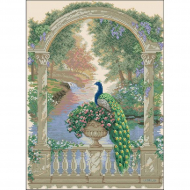 Набор для вышивания DIMENSIONS арт.DMS-35110 Величественный павлин 30х41 см