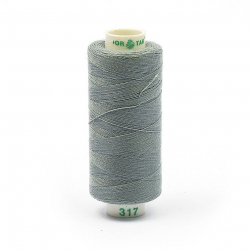 Нитки Dor Tak бытовые 40/2 полиэстер 366м цв.317 серый