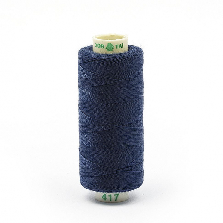 Нитки Dor Tak бытовые 40/2 полиэстер 366м цв.417 синий