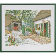 125914_Набор для вышивания "Лошадиная ферма"