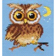 Набор для вышивания АЛИСА арт.0-56 Совенок 10х10 см Набор для вышивания АЛИСА арт.0-56 Совенок 10х10 см