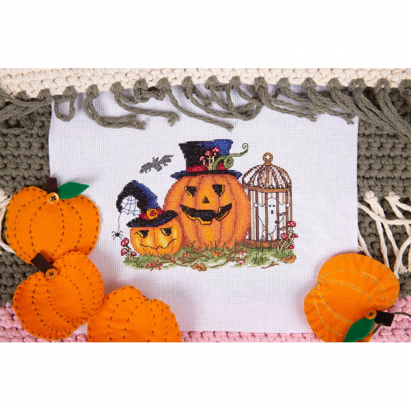 Набор для вышивания KLART арт. 8-420 Тыковки 21х16 см