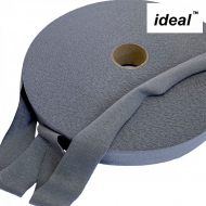 Лента Ideal трикотажная лицевая 100м, 350-380 г, ширина 7-9мм цв. олово