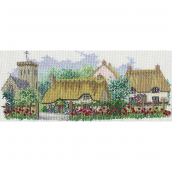 Набор для вышивания DERWENTWATER DESIGNS арт.LAN01 Poppyfield Lane 34х14 см