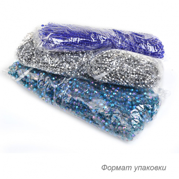 Бусины граненые Рондель (стекло) на нитях арт.TBY-R-2  3мм  цв.27 красный (150 бусин) уп.100х150 бусин