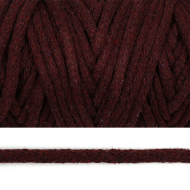 Шнур круглый х/б 06мм цв.0360 виноградный уп.50м