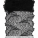 Кружево-стрейч KRUZHEVO арт.TBY.3517 шир.215мм цв.02 черный уп.18м