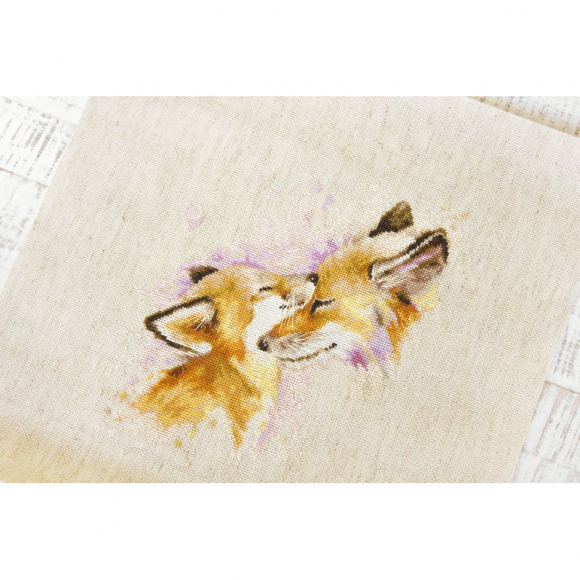 Набор для вышивания LUCA-S арт. B2312 Лисицы 20х22,5 см