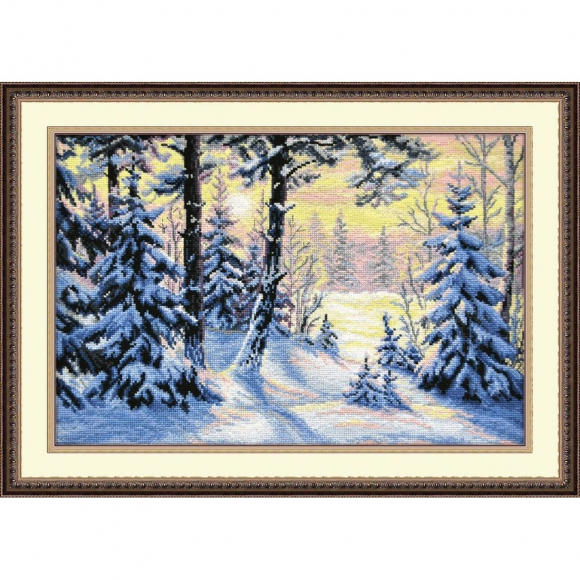 Набор для вышивания ОВЕН арт. 698 Зимний лес 40х27 см Набор для вышивания ОВЕН арт. 698 Зимний лес 40х27 см