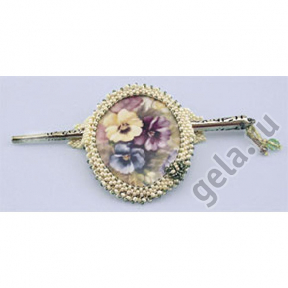 42265_Набор для вышивания бисером "Анютины глазки"