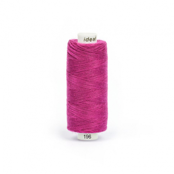 Нитки IDEAL бытовые 40/2 полиэстер 366м цв.196 фиолетовый