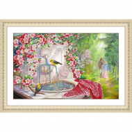 Набор для вышивания бисером ПАУТИНКА арт.Б-1498 Старый парк 45х28 см Набор для вышивания бисером ПАУТИНКА арт.Б-1498 Старый парк 45х28 см