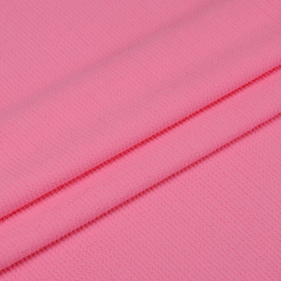 Ткань трикот. Бифлекс жатка арт.ODJ-240-16 240г/м? 86% нейлон 14% спандекс шир.150см цв.16 розовый уп.50м
