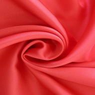 Ткань шелк Армани 90 г/м? 97% полиэстер, 3% спандекс шир.145 см арт.Р.18547.40 цв.40 красный уп.25м