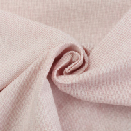 Ткань Лен 165 г/м? 55% лён, 45% хлопок шир.140 см арт.Р.19989.04 цв.04 розовая пудра уп.25м