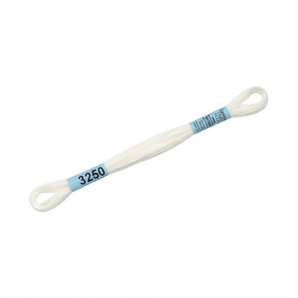 Нитки для вышивания Gamma мулине (3173-6115) 100% хлопок 24 x 8 м цв.3250 молочный