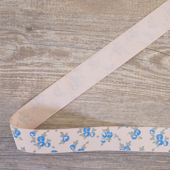 85546_Лента репсовая на картонной катушке "Розочки" 85546_Лента репсовая на картонной катушке "Розочки"