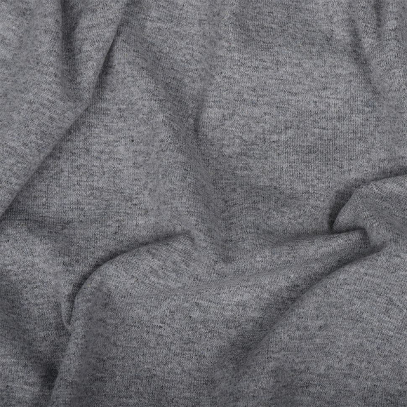 Ткань трикотаж Кулирка с лайкрой 175г опененд 100+100см сер.меланж уп.6м