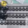 Кружево на сетке KRUZHEVO арт.TR.8B0110 шир.40мм цв.03 т.синий уп.9м