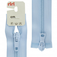 79036_Молния спираль, разъёмная 2 замка, 6 мм, 75 см, цвет 2637, светло-голубой