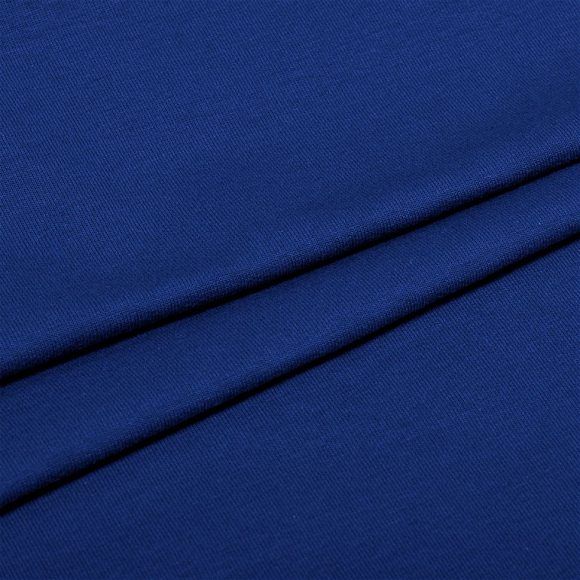 Ткань трикотаж Футер 2х нитка петля с лайкрой 230г пенье 180см василек 19-3950 уп.6м