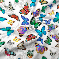 Ткань перкаль Бергамо 110г/м? 100% хлопок шир.220см арт.ТВО-15407-1 цв.бел/разноцветный уп.10м Ткань перкаль Бергамо 110г/м? 100% хлопок шир.220см арт.ТВО-15407-1 цв.бел/разноцветный уп.10м