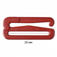 Крючок для бюстгальтера металл ARTA.F.2989 19,7мм, цв.101 темно-красный, уп.50шт Крючок для бюстгальтера металл ARTA.F.2989 19,7мм, цв.101 темно-красный, уп.50шт