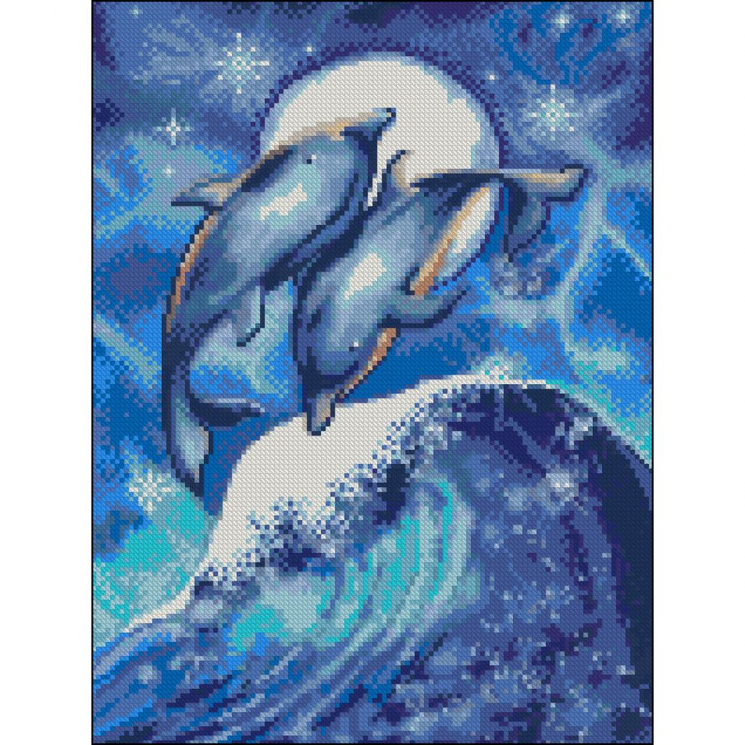 Алмазная мозаика Ah5568 Гармония 30х40