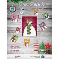 Набор для вышивания РТО арт.C253 Веселая зима 7х9 см