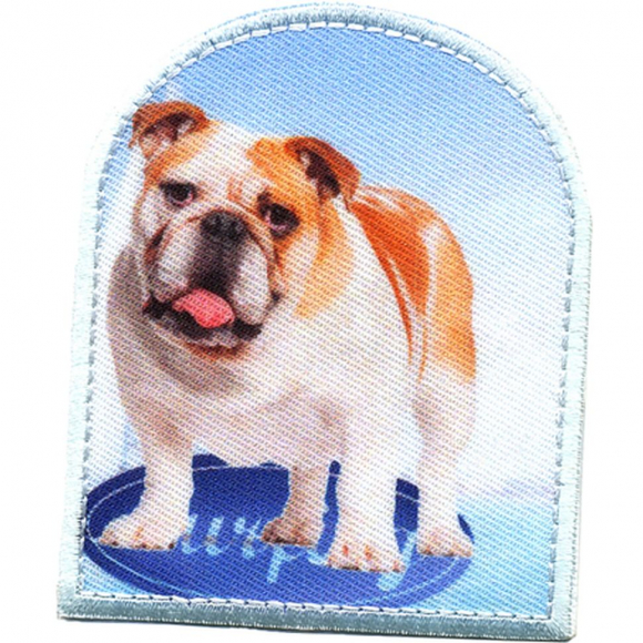 Термоаппликация HKM "Бульдог и серфинг"