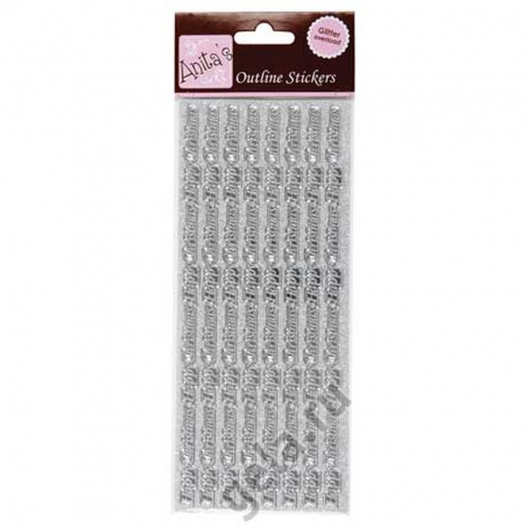 60183_Наклейки, контурные "С Рождеством!"