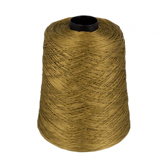 Нитки для вышивания Gamma мулине 100% хлопок 480 г ± 30 г цв.№0655 т.горчичный