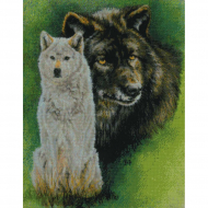 24110_Набор для вышивания "Непонимание (Волки)" 24110_Набор для вышивания "Непонимание (Волки)"