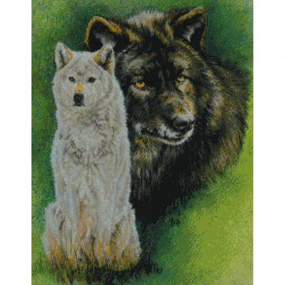 24110_Набор для вышивания "Непонимание (Волки)"