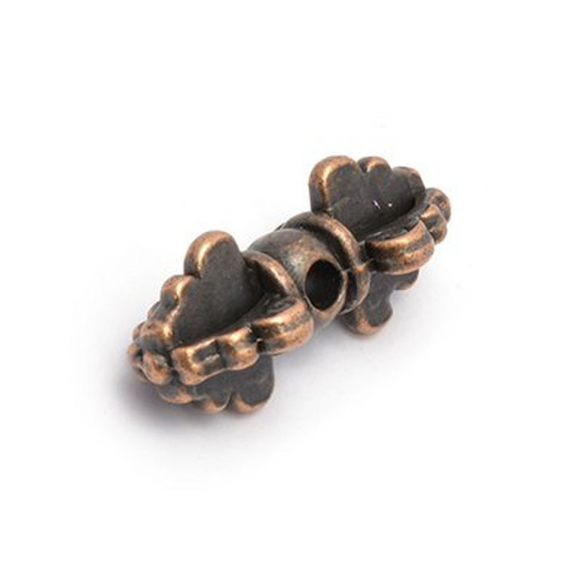 Бусины металлические TESОRO арт.TS.AB1971 цв.медь 20х6мм, in ?3 мм Бусины металлические TESОRO арт.TS.AB1971 цв.медь 20х6мм, in ?3 мм