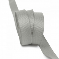 Лента Ideal репсовая в рубчик шир.15мм цв. 012 серый уп.27,42м