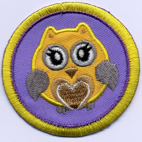 Термоаппликация HKM "Сова желтая"