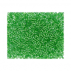 Бисер Япония "TOHO" 15/0  круглый 2  1.5 мм 5 х 5 г №0027 зеленый