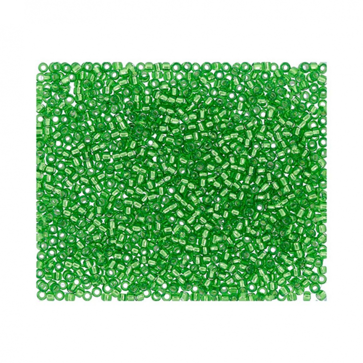 Бисер Япония "TOHO" 15/0  круглый 2  1.5 мм 5 х 5 г №0027 зеленый