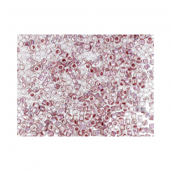 Бисер Япония "TOHO" 11/0  TREASURE №1  1.6 мм 5 х 5 г №0771 гр.малиновый/радужный